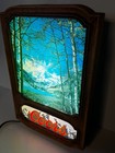 1980 s Adolph Coors Beer Light Up Mountain Scene Advertising Sign Works