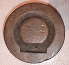 Antique Rare Savery   Co  Cast Iron Mortar And Pestle No  2