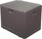 Premium Pro Edition 35 Gallon Lockable Resin Deck Box  Waterproof   35gal Brown