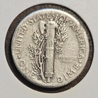 1944-d Mercury Dime    in Cod We Trust    Mint Error 90  Silver Strike Variation