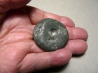 Ancient Pre-columbian Jade Spindle Whorl_40mm_mayan_ca 900 Ce_excellent