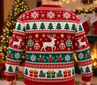 Funny 3d Fake Body Santa Sweatshirt  Santa Claus Ugly Christmas Sweatshirt