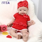 Ivita 18   Silicone Reborn Baby Girl Squishy Silicone Doll Mouth Open