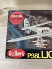 Guillow s Lockheed P-38 Lightning Model Kit Black Unused Completed Kit