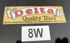 Vintage Delta Quality Tools Decal