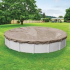 24  Round Above Ground Swimming Pool Winter Cover 12 Year - Sand