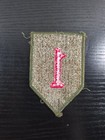 Vietnam Era Us Army 1st Infantry Division Big Red One Patch Merrowed Cut 1id Bro