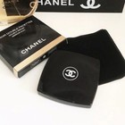 Brand New Chanel Mirror Duo Compact Double Sided Black With Box   Dust Bag
