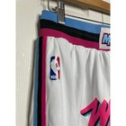 Nike Nba Miami Heat White Shorts Big Kids Size Large 
