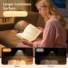 Led Book Light Clip On Usb Rechargeable Reading Light Eye Caring