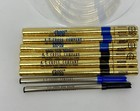 Lot 6 A t  Cross Co  Medium Ball Point Pen Refills 3 Black 3 Blue   2 Extra Fine