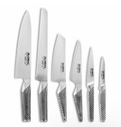 Global Kabuto 7pc Knife Block Set 7 Piece   Black