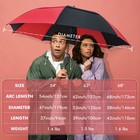 Ninemax Large Golf Umbrella Windproof 68 Inch Extra Large  Automatic Open Double