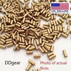 100 Lighter Flints Gold Replacement For Fluid gas Lighters Ships From Usa