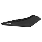 Kawasaki Z 125 Pro Seat Cover Z125 Gripper   All Black   Black Ribs    171