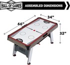 Hall Of Games Air Hockey Table  Indoor Arcade Gaming Sets With Electronic Score