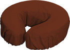 Microfiber Massage Table Face Cushion Cover 12piece Set  Dark Chocolate  12count