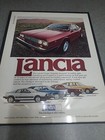 Lancia Coupe Print Ad 1977 8 5x11  Wall Art Vintage 
