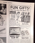 1959 Greenland Studios Mag  Ad hangover Pin-ups christmas Soap bradsmith dallas