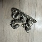 Wizard Dragon Crystal Ball Pewter Figurine Vintage 1987 Spoontiques 