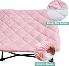 Quilted Sheet For Regalo My Cot Portable Toddler Bed Soft Padded Cover Only Pink