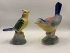 Vintage Set Of 4 Royal Copley Bird Figurens From 1940s-50s Pastel Euc