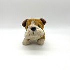 Ganz Lil  Kinz Bulldog Plush Stuffed Animal Toy Dog Puppy Brown White 6 