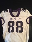 Game Worn Used Nike Tcu Horned Frogs Football Jersey  88 Size 42 
