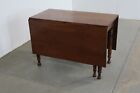 Antique Rustic Walnut Drop Leaf Table Circa 1900