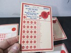 Punch Card Gambling Antique Harlich Globe Vintage Trade Stimulator Games