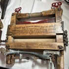 Antique Patent 1898 Anchor Brand Laundry Clothes Wringer Vintage Decor Red Heart