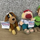 Disney Store Mini Bean Bag Plush Set Of 5 Peter Pan Hook Smee Crock Dog W  Tags