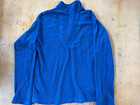 Patagonia Unisex Blue Striped Quarter Zip Long Sleeve Pullover   Size Medium