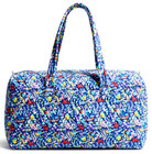 Vera Bradley Disney Ariel Floral Deep Ultramarine Large Travel Duffel  Nwt