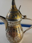 Antique Dallah Coffee Tea Pot Brass Copper Turkish Arab Islamic Ewer Kettle 9 