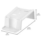 Idesign Laundry Detergent Holder Stand  White 12  X 7  X 4  