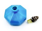 Rare Antique Art Deco Richard Hudnut Le Debut Bleu 1925 Blue Glass Mini Perfume