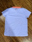 Nike Court Dri-fit Adv Tennis Polo Shirt Mens Large Slim Fit Purple Fq2017-580