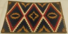 Antique Tobacco Felt Navajo Dollhouse Rug 5 1 2  X 3  Eye Dazzler Style Ny Usa