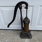 Antique Cast Iron Water Well Hand Pump Rustic Primitive Farm Barn Cattle Tool