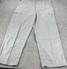 Tru Spec Tactical Cargo Pants Xl Reg Gray Adjustable Rip-stop Response Uniform