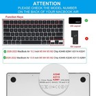 Keyboard Cover Skin For Macbook Air 13 6 15 Inch M2 M3 M4 M5 Us Layout Protector