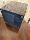 Dual Watch Winder Display Case Holds 2 Watches  Brown Wood With Clear Lid