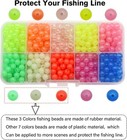 600pcs Glow Fishing Beads Line Beads  0 24inch Luminous Bait Egg For Fishing Rig