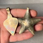 Extremely Ancient 2 Pair Bronze Rare Amulet Pendant Roman Era Genuine Authentic