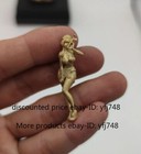 Chinese Bronze Copper Statue Hand Carved Beauty Girl Figurine 