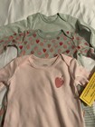 3-pk Amazon Essentials Girls  Baby Strawberry  Sleep Gowns 6months