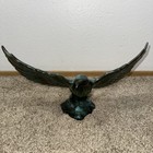 Vintage Porcelain Eagle Sculpture Beautiful  Mantel Eagle Home Decor Circa 1970s