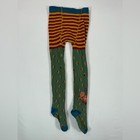 Matilda Jane Girls   choose Your Own Path  Fall Floral Foliage Knit Tights 4-6