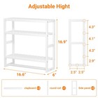 Towel Rack Bathroom Storage Shelves Over The Toilet With Towel Bar 100 Bamboo A